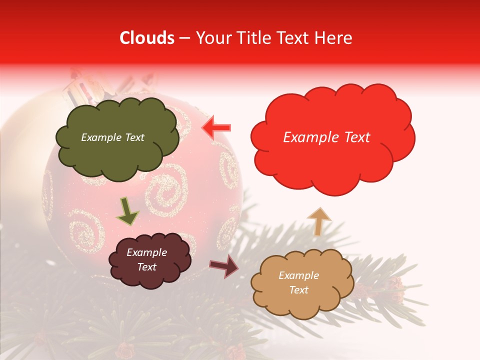 Tree Snow December PowerPoint Template