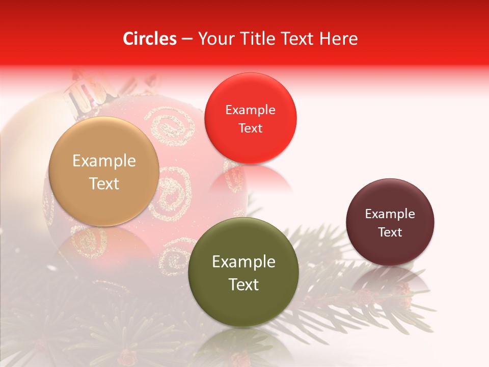 Tree Snow December PowerPoint Template