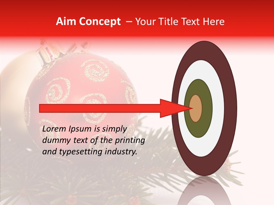 Tree Snow December PowerPoint Template