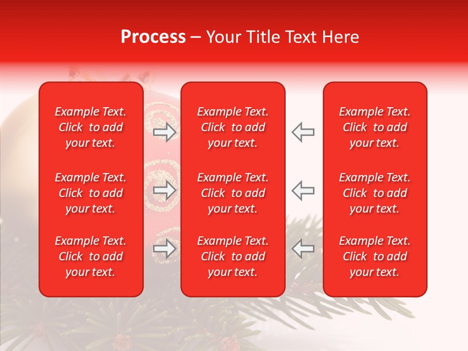 Tree Snow December PowerPoint Template