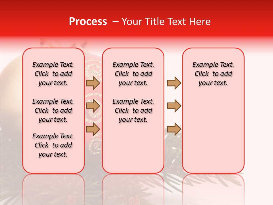 Tree Snow December PowerPoint Template