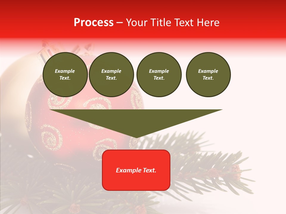 Tree Snow December PowerPoint Template
