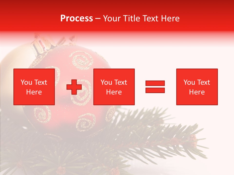 Tree Snow December PowerPoint Template