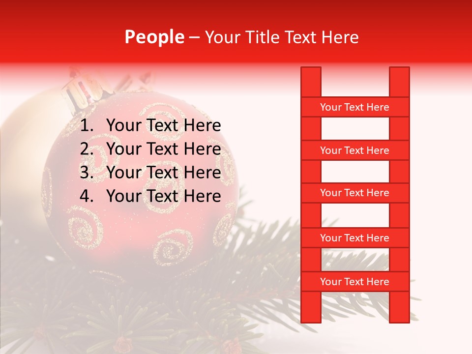 Tree Snow December PowerPoint Template