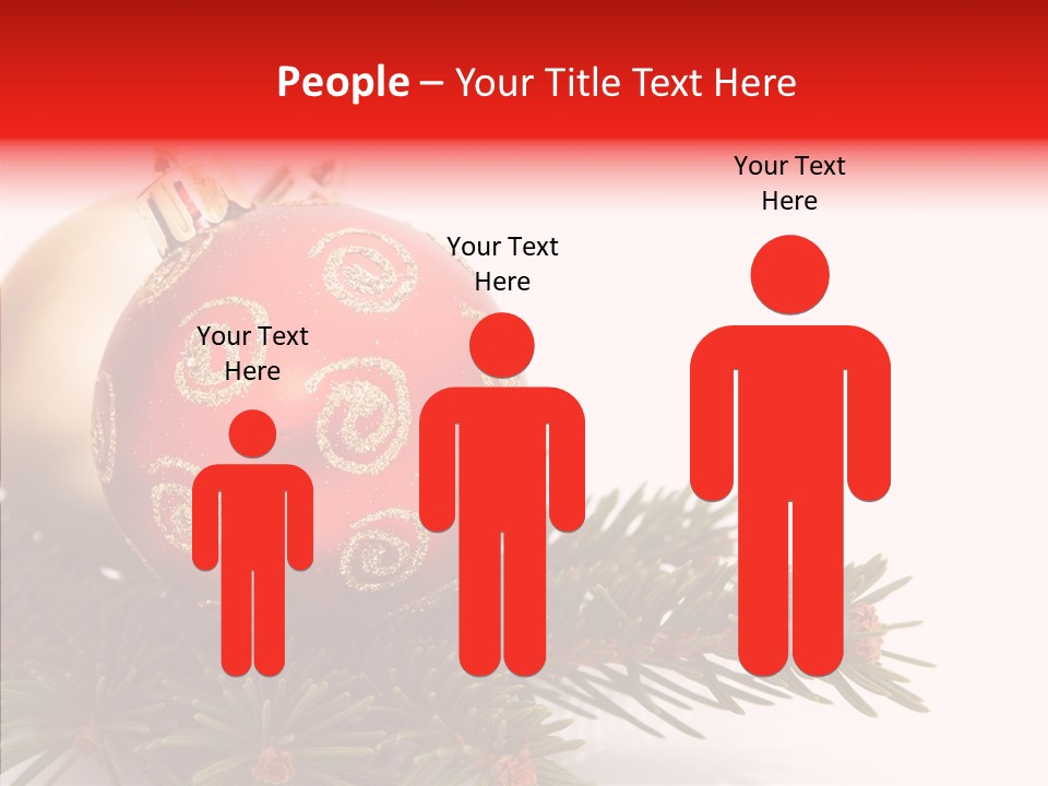 Tree Snow December PowerPoint Template