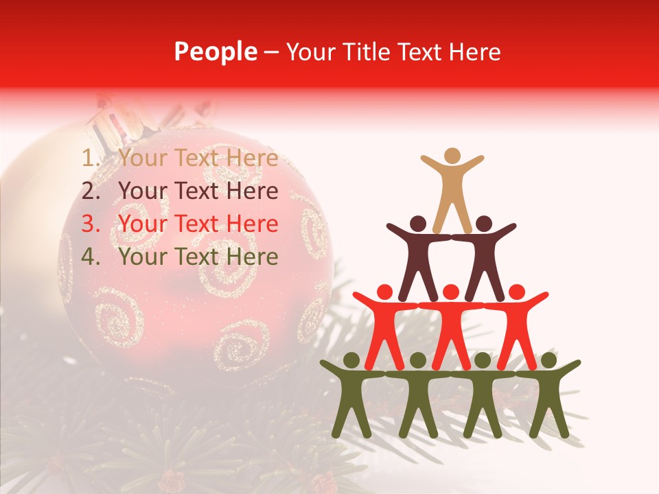 Tree Snow December PowerPoint Template