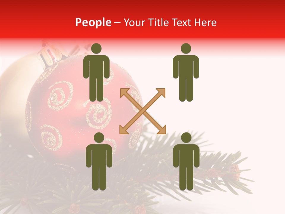 Tree Snow December PowerPoint Template