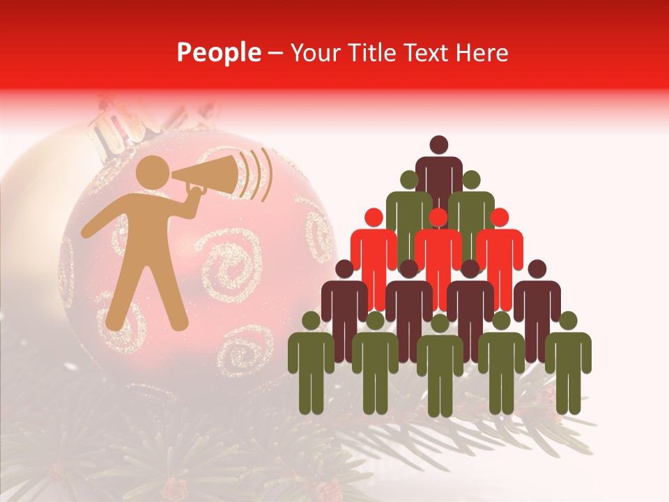 Tree Snow December PowerPoint Template