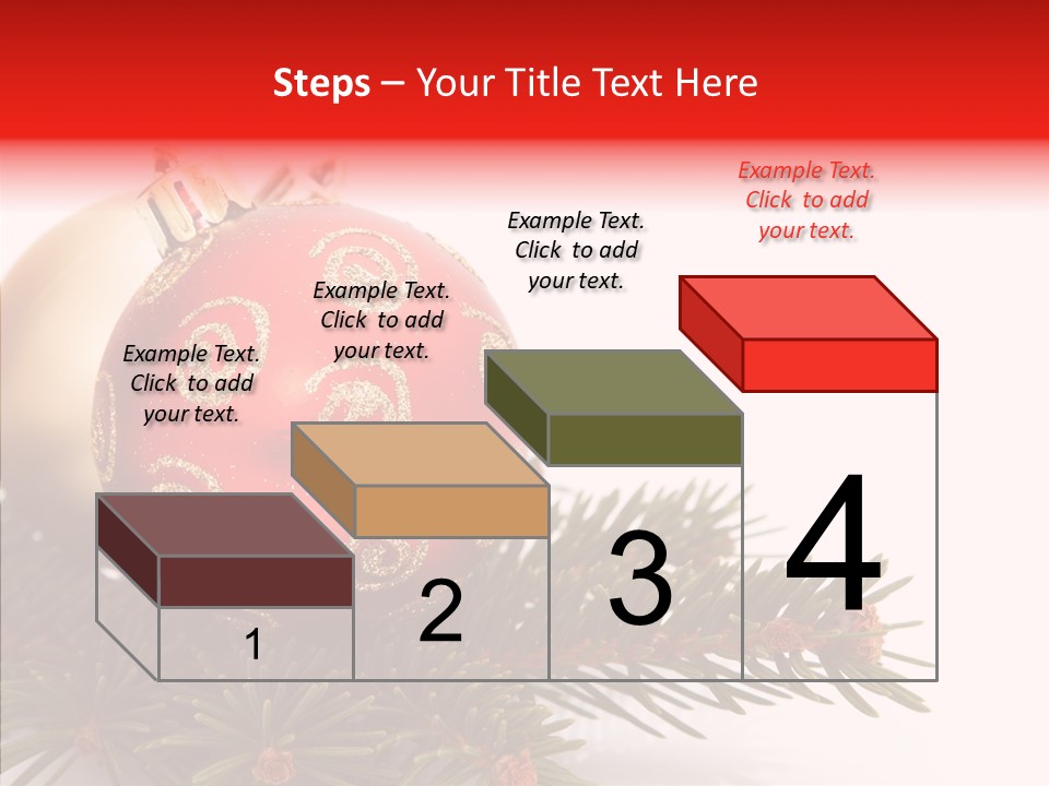 Tree Snow December PowerPoint Template