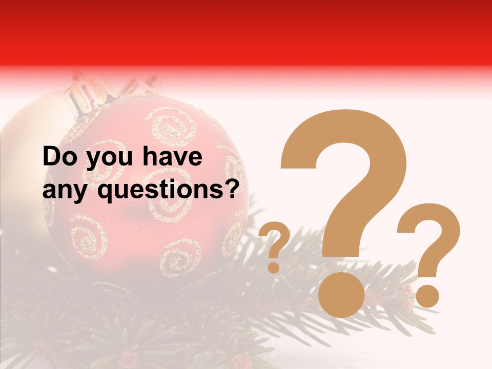 Tree Snow December PowerPoint Template