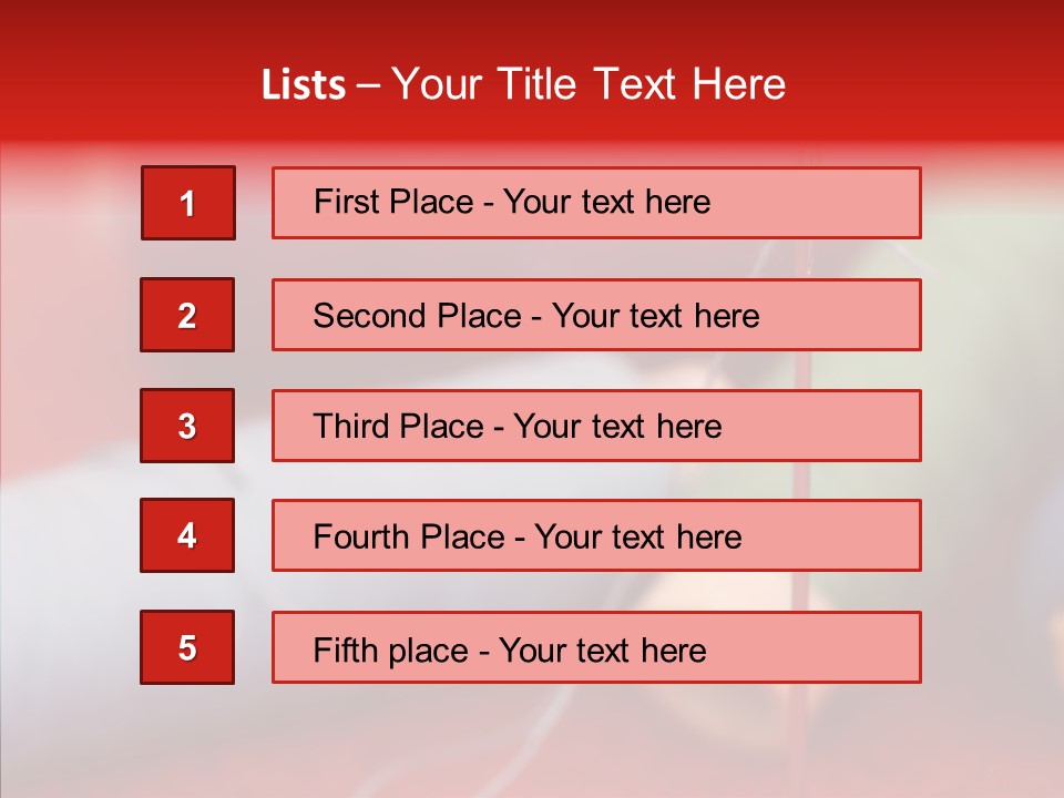 Close Up Housewife Skein PowerPoint Template