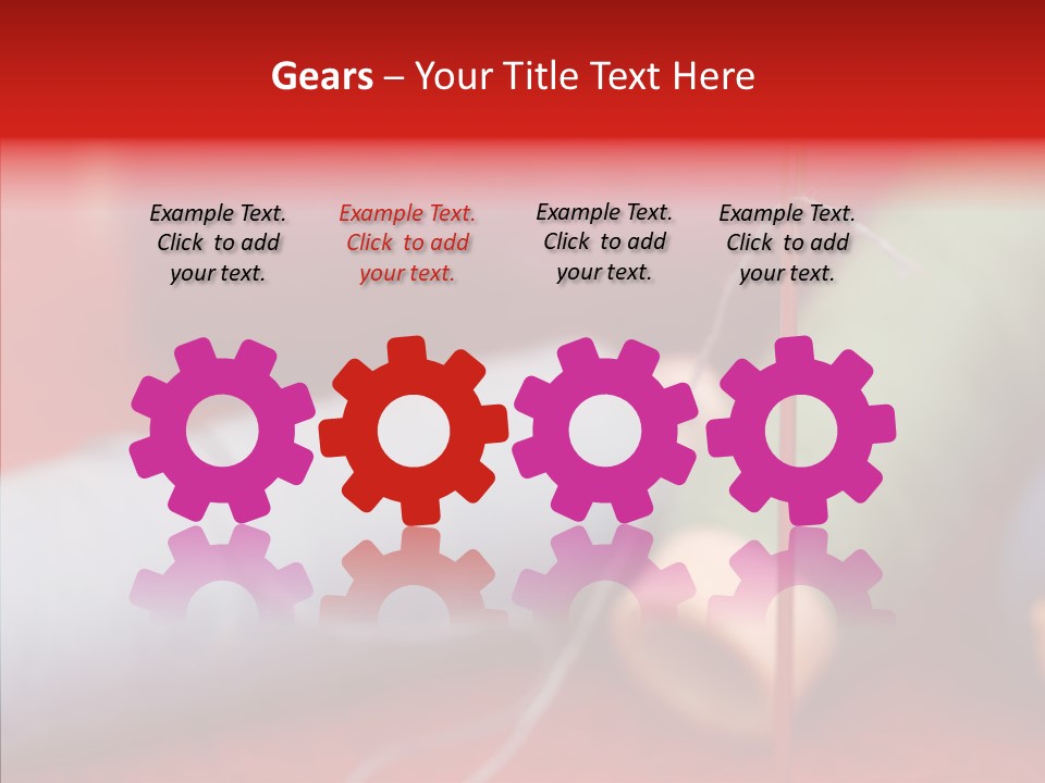 Close Up Housewife Skein PowerPoint Template