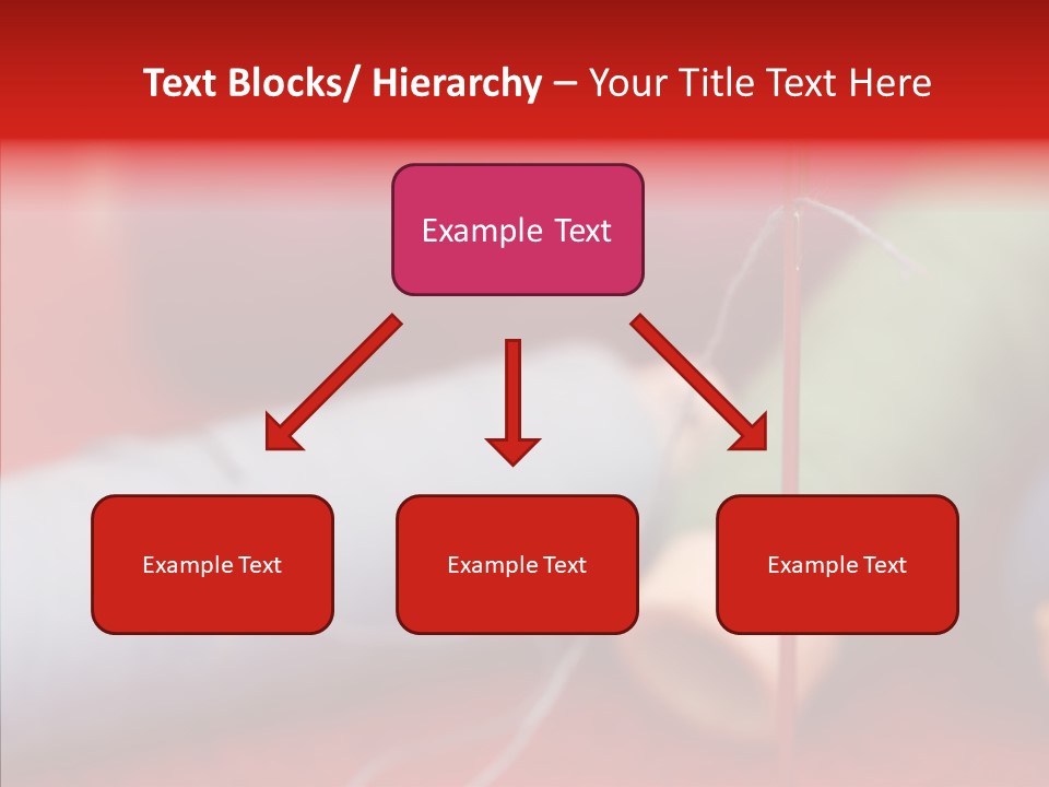 Close Up Housewife Skein PowerPoint Template