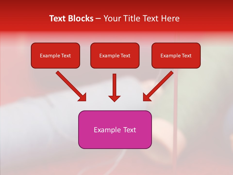 Close Up Housewife Skein PowerPoint Template