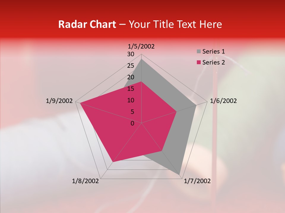 Close Up Housewife Skein PowerPoint Template