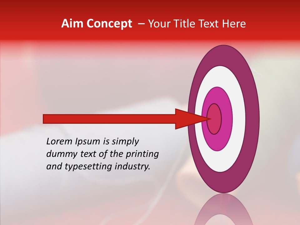 Close Up Housewife Skein PowerPoint Template