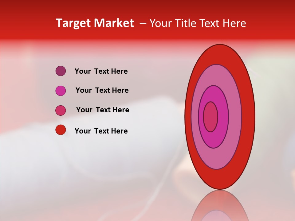 Close Up Housewife Skein PowerPoint Template