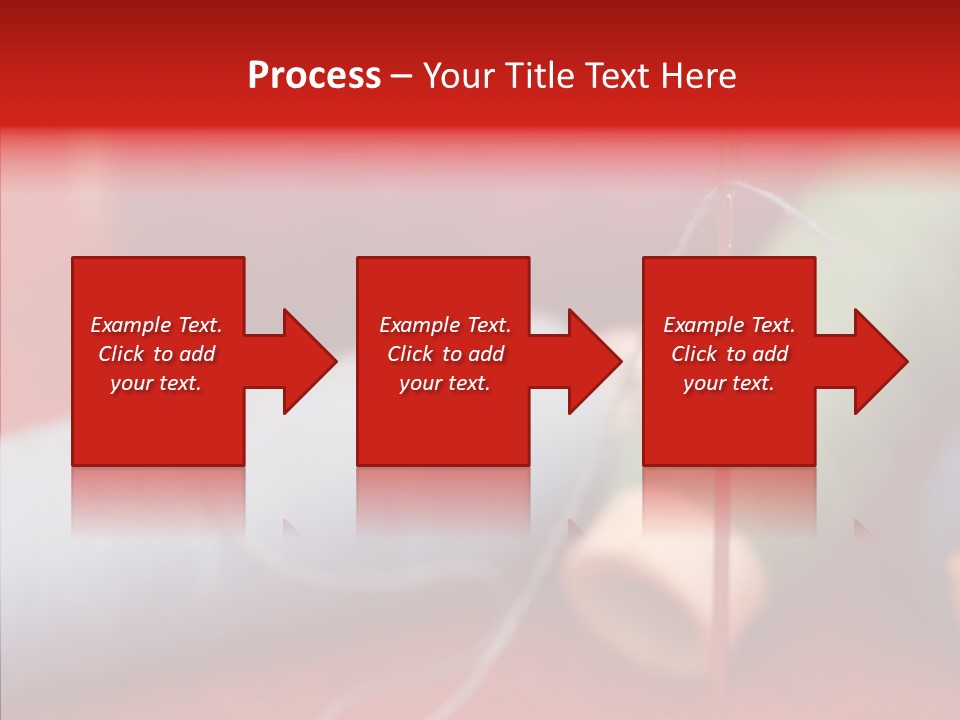 Close Up Housewife Skein PowerPoint Template