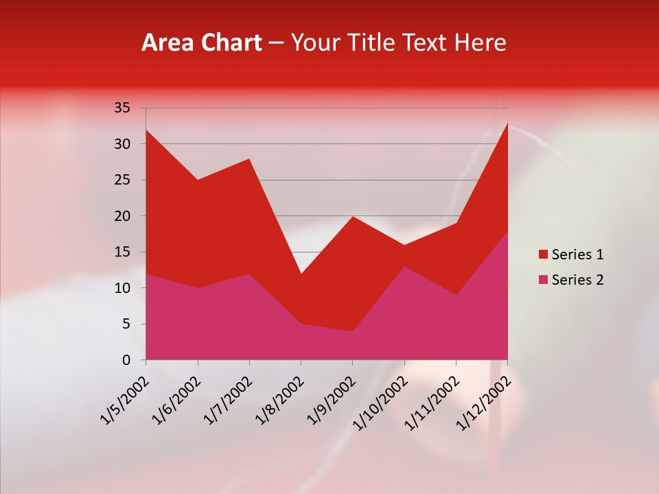 Close Up Housewife Skein PowerPoint Template