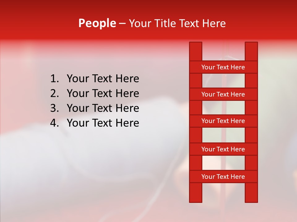 Close Up Housewife Skein PowerPoint Template