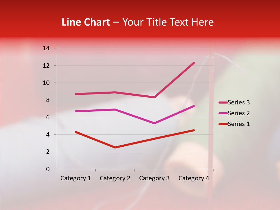 Close Up Housewife Skein PowerPoint Template