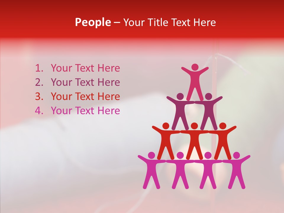 Close Up Housewife Skein PowerPoint Template