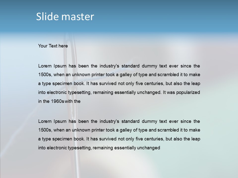 Color Dressmaker Concepts PowerPoint Template