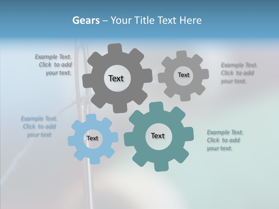 Color Dressmaker Concepts PowerPoint Template