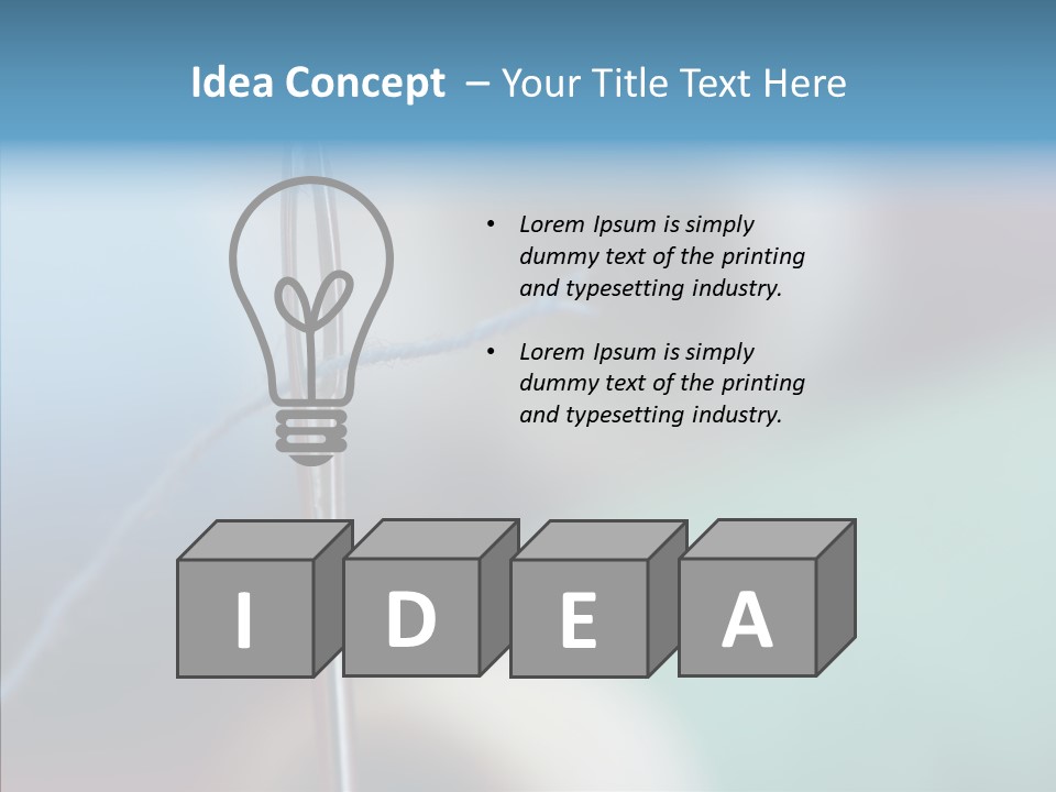 Color Dressmaker Concepts PowerPoint Template