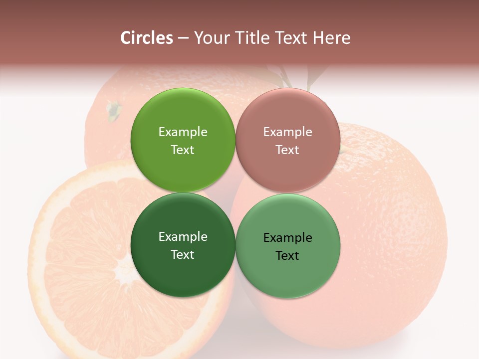 Branch Color Vegetarian PowerPoint Template