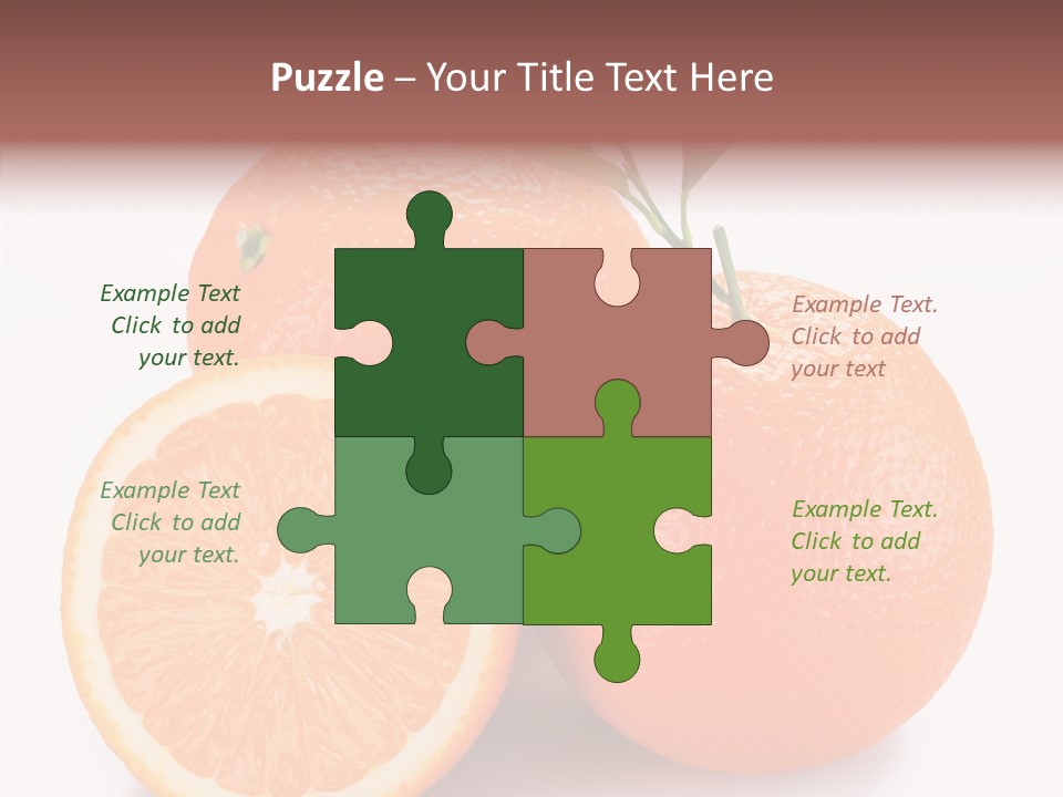 Branch Color Vegetarian PowerPoint Template