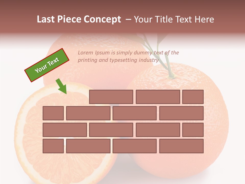 Branch Color Vegetarian PowerPoint Template