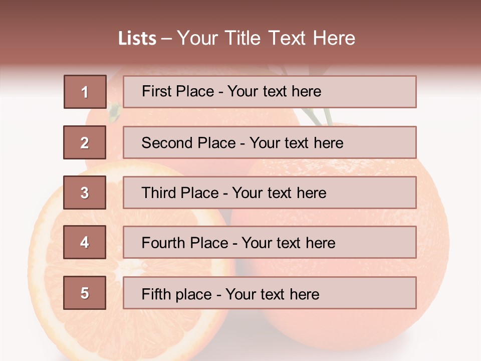 Branch Color Vegetarian PowerPoint Template