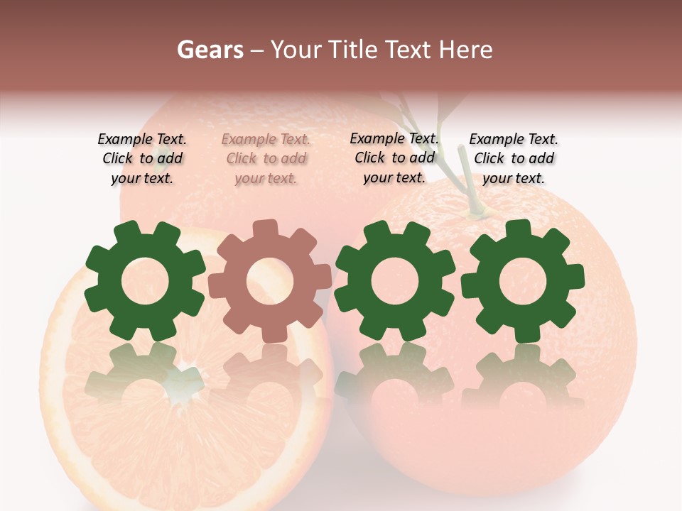Branch Color Vegetarian PowerPoint Template