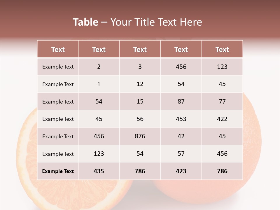 Branch Color Vegetarian PowerPoint Template
