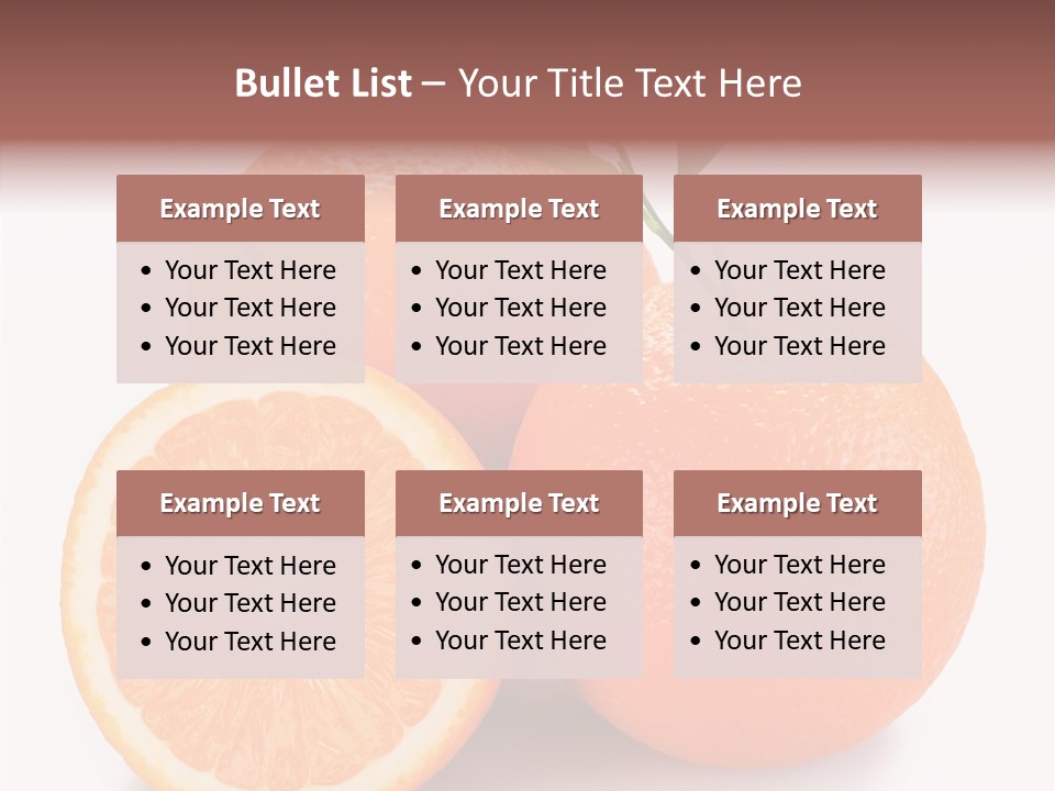 Branch Color Vegetarian PowerPoint Template