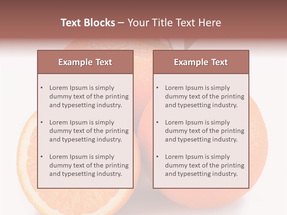 Branch Color Vegetarian PowerPoint Template