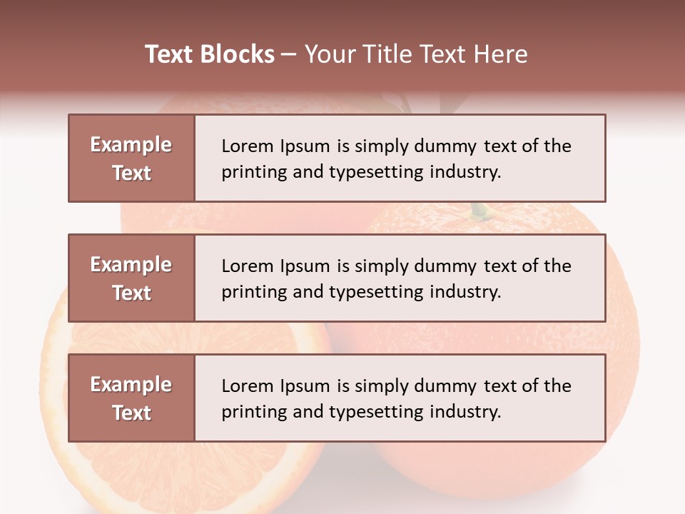 Branch Color Vegetarian PowerPoint Template
