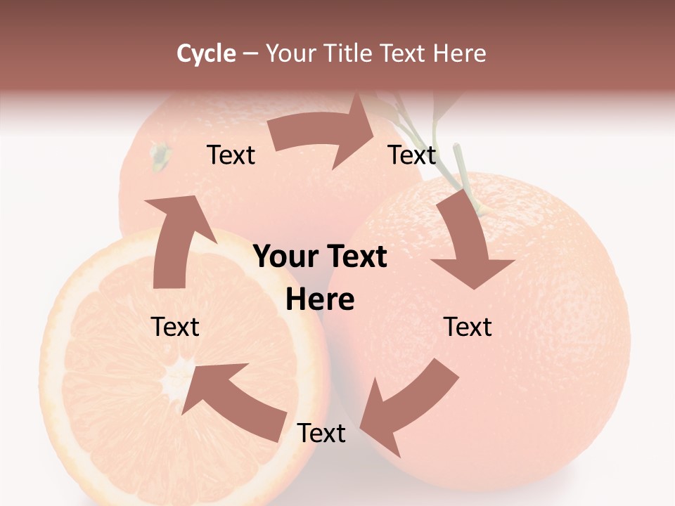 Branch Color Vegetarian PowerPoint Template