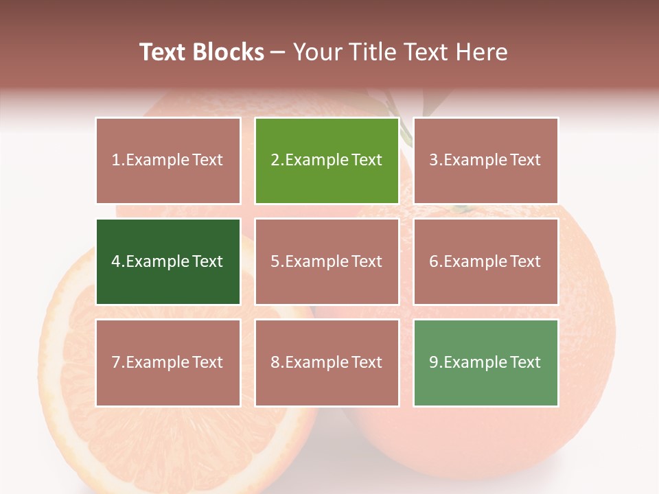 Branch Color Vegetarian PowerPoint Template