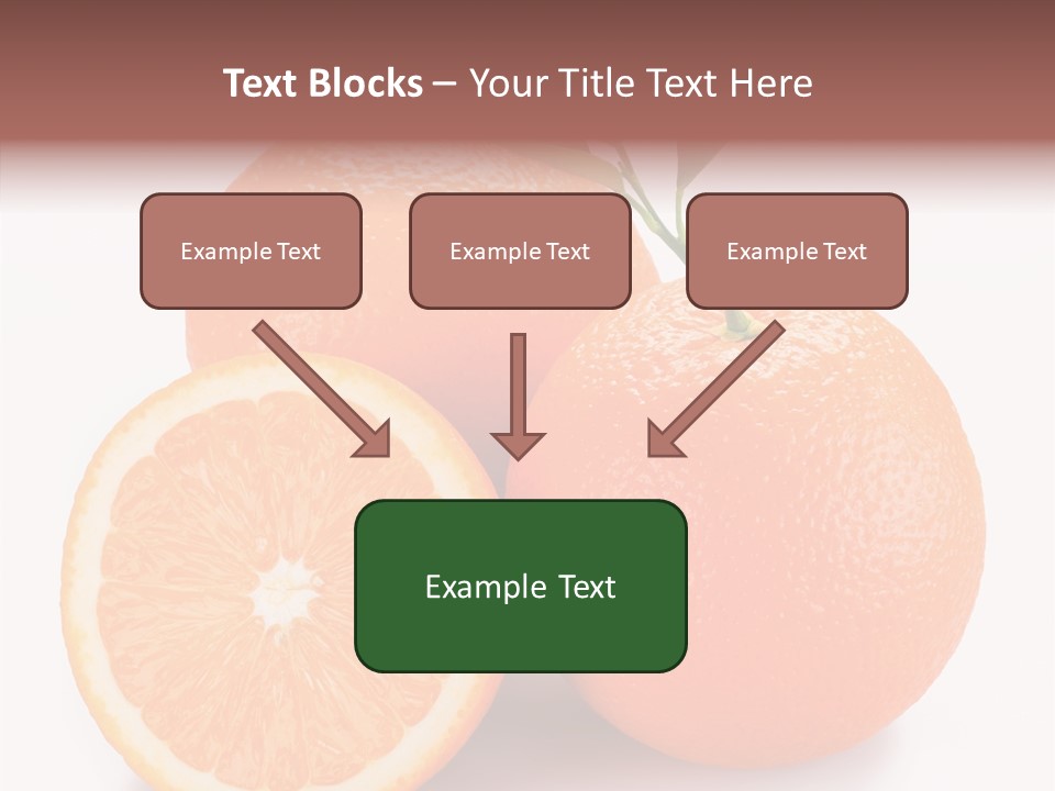 Branch Color Vegetarian PowerPoint Template