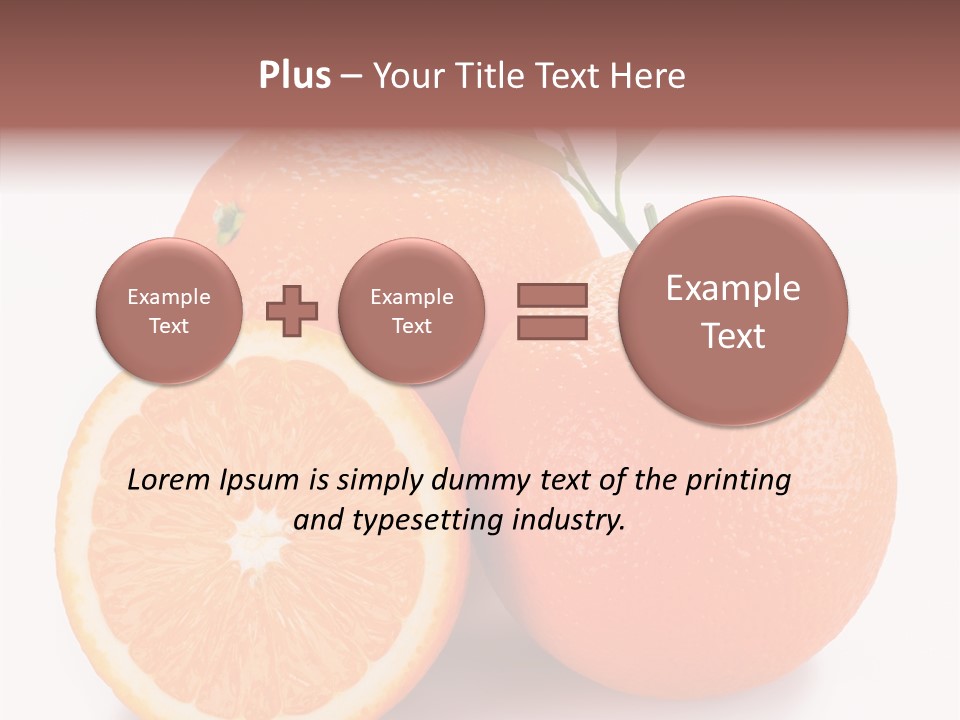 Branch Color Vegetarian PowerPoint Template