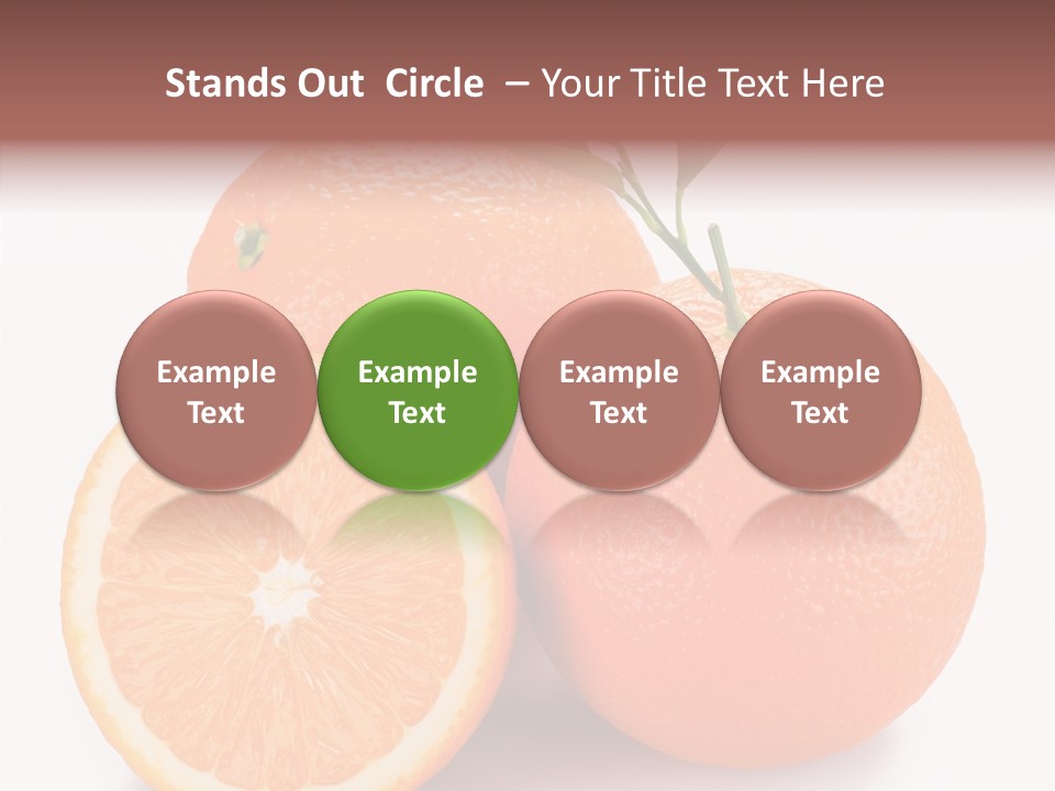 Branch Color Vegetarian PowerPoint Template