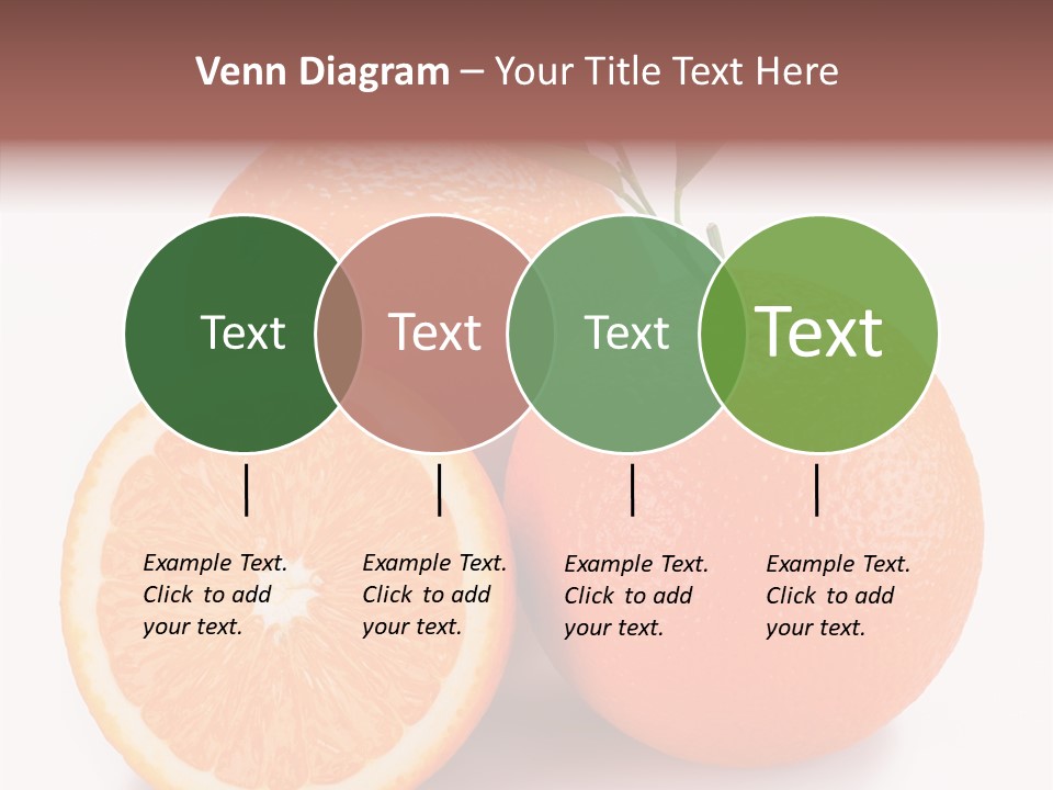 Branch Color Vegetarian PowerPoint Template