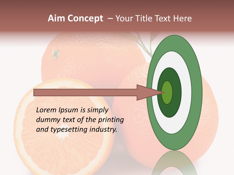 Branch Color Vegetarian PowerPoint Template