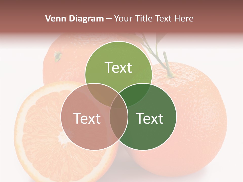 Branch Color Vegetarian PowerPoint Template