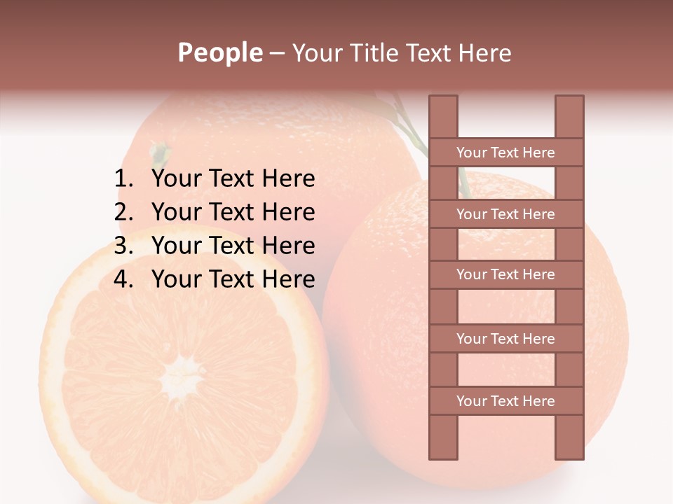 Branch Color Vegetarian PowerPoint Template
