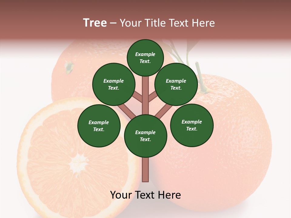 Branch Color Vegetarian PowerPoint Template