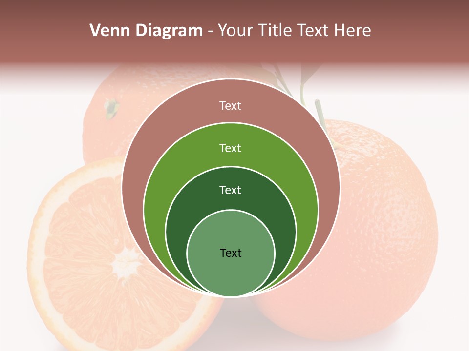Branch Color Vegetarian PowerPoint Template