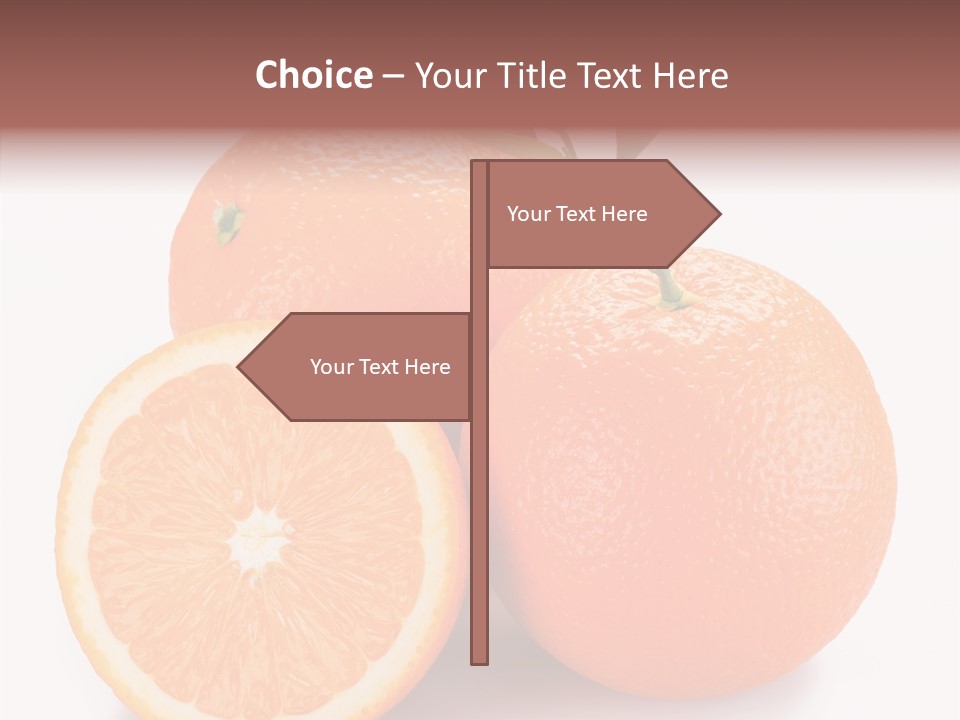 Branch Color Vegetarian PowerPoint Template